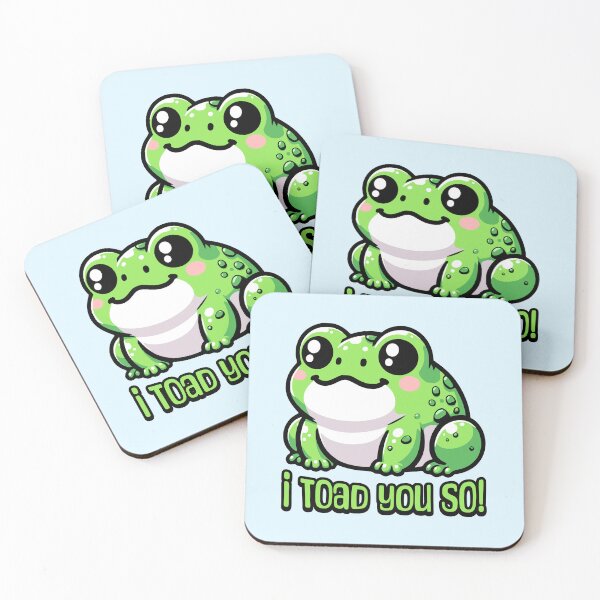 Item preview, I Toad You So! Cute Toad Pun designed and sold by PMCreative.