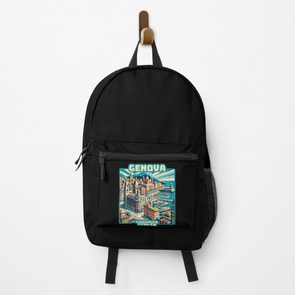 Item preview, Vintage Génova Liguria Italia Landmark Skyline. Recuerdo de viaje. designed and sold by Unitepeople.
