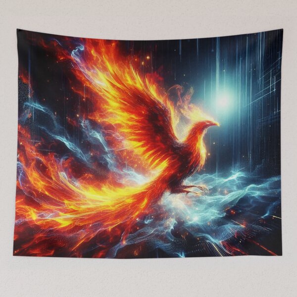 Item preview, Rise of the majestic phoenix #2 designed and sold by manbaito.