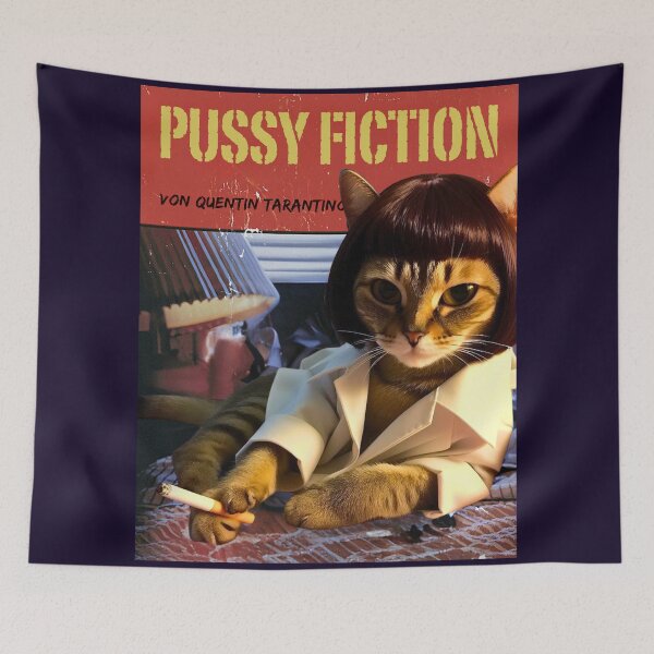 Item preview, Pussy Fiction designed and sold by PrintsQuarter.