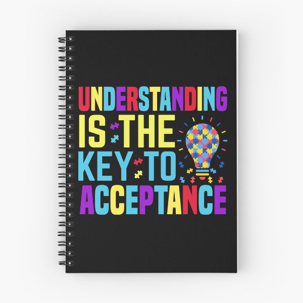 Item preview, Understanding Is The Key To Acceptance - Autistic Gril Boy autism Awareness  designed and sold by Smix Pixels.