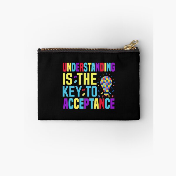 Item preview, Understanding Is The Key To Acceptance - Autistic Gril Boy autism Awareness  designed and sold by Smix Pixels.