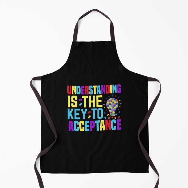 Item preview, Understanding Is The Key To Acceptance - Autistic Gril Boy autism Awareness designed and sold by Smix Pixels.