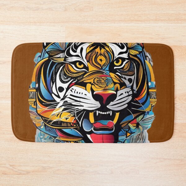 Item preview, Artistic Colorful Abstract Tiger Face Zoo Pals designed and sold by sportsimpact.
