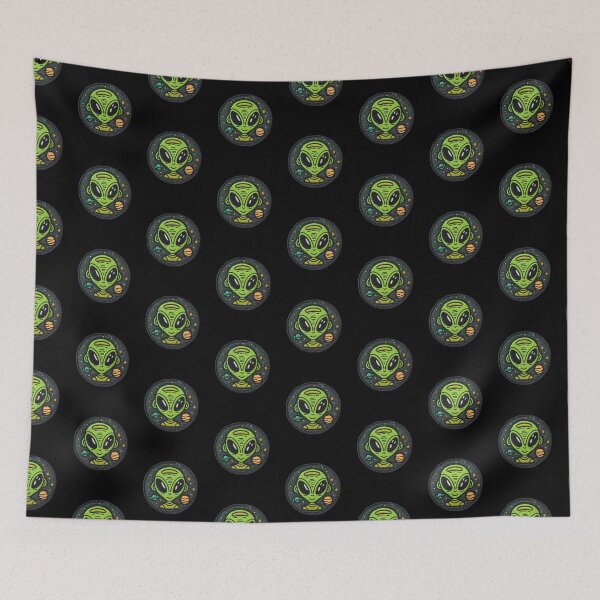 Item preview, Iron cool alien sticker designed and sold by S-ZYBI.