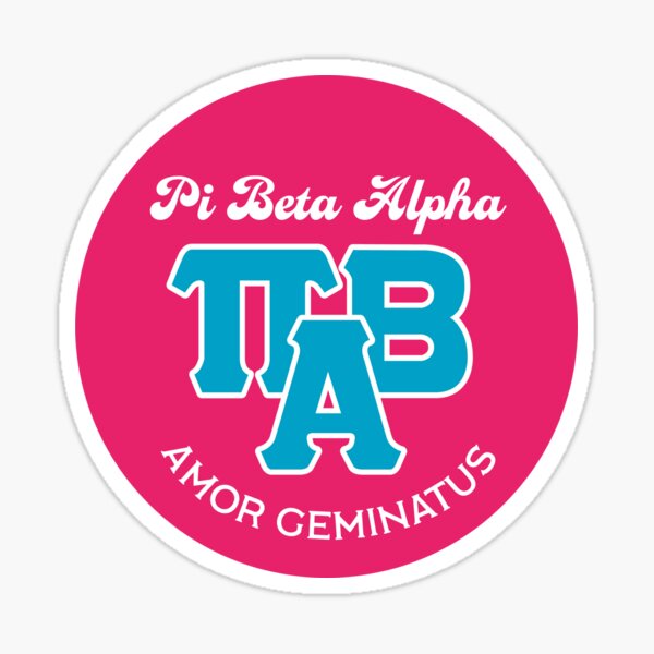 Pi Beta Alpha Sticker