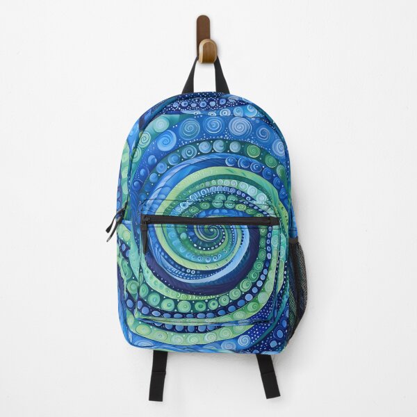 Item preview, Infinity spiral in blue and green designed and sold by dcrc.