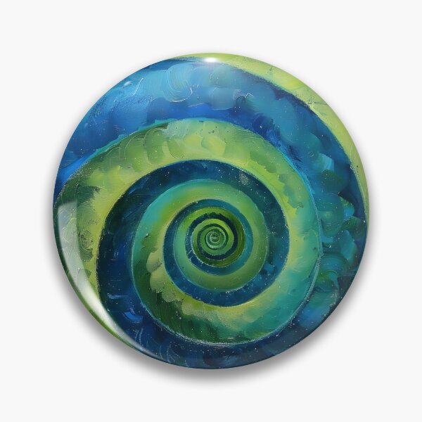 Item preview, Infinity spiral in blue and green designed and sold by dcrc.