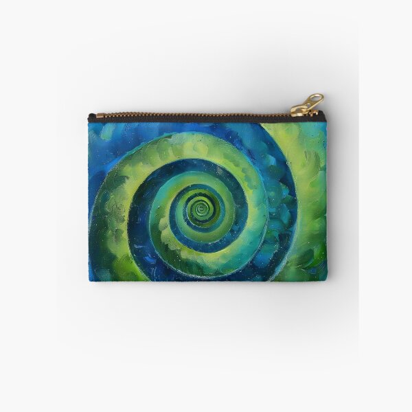 Item preview, Infinity spiral in blue and green designed and sold by dcrc.