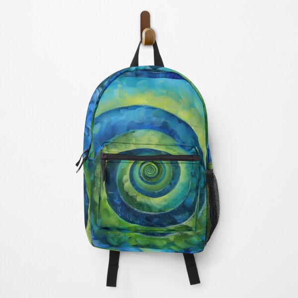 Item preview, Infinity spiral in blue and green designed and sold by dcrc.