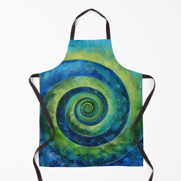 Item preview, Infinity spiral in blue and green designed and sold by dcrc.