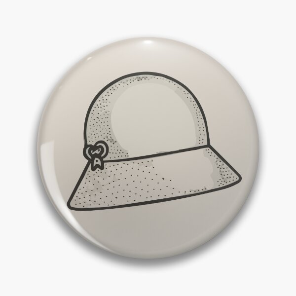 Item preview, Line art of a Cloche hat designed and sold by design-you-love.