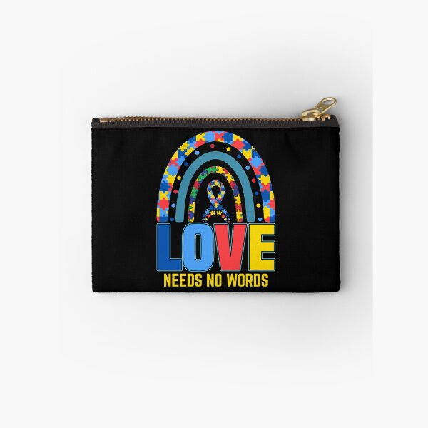 Item preview, Love Needs No Words - Autistic Gril Boy autism Awareness  designed and sold by Smix Pixels.