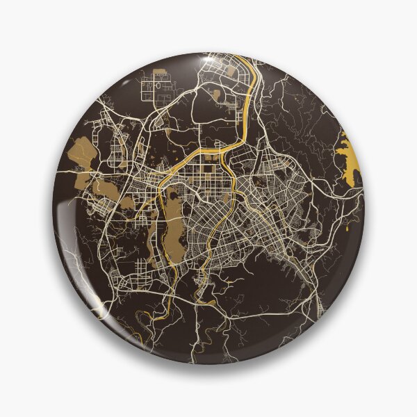 Item preview, Daejeon City Map of South Korea - Pastel designed and sold by deMAP.