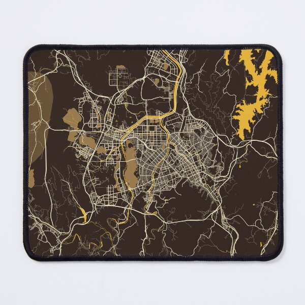 Item preview, Daejeon City Map of South Korea - Pastel designed and sold by deMAP.