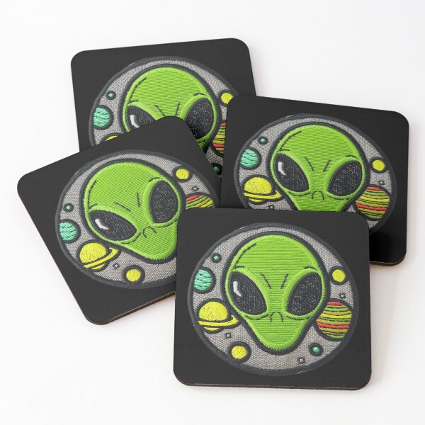 Item preview, Iron cool alien sticker designed and sold by S-ZYBI.