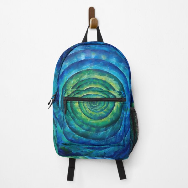 Item preview, infinity spiral in blue and green designed and sold by dcrc.