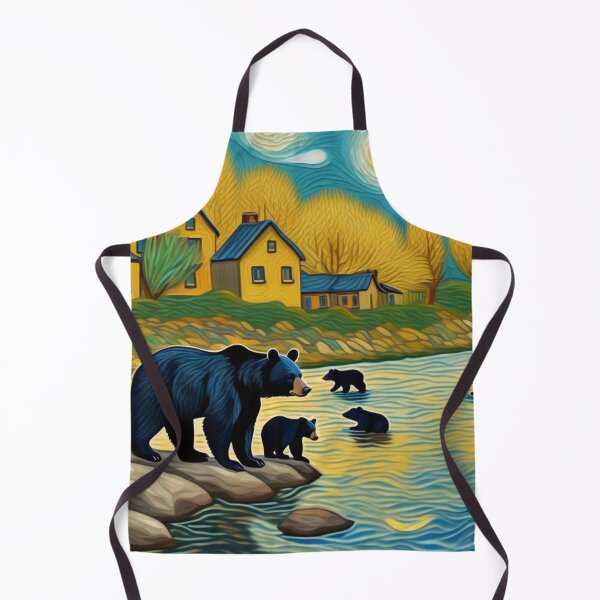 Item preview, Cute Black Bear Family on River Bend Zoo Pals designed and sold by sportsimpact.