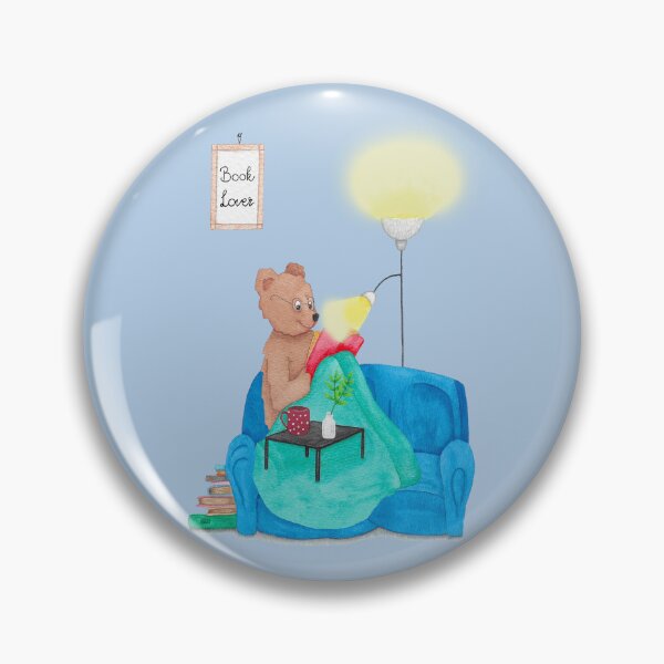 Item preview, Chilled and Cozy Bear Book Lover - Whimsical Illustration designed and sold by CheekyColours.