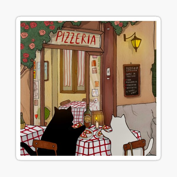 Item preview, Stanis at the Pizzeria designed and sold by Stanis the Cat.