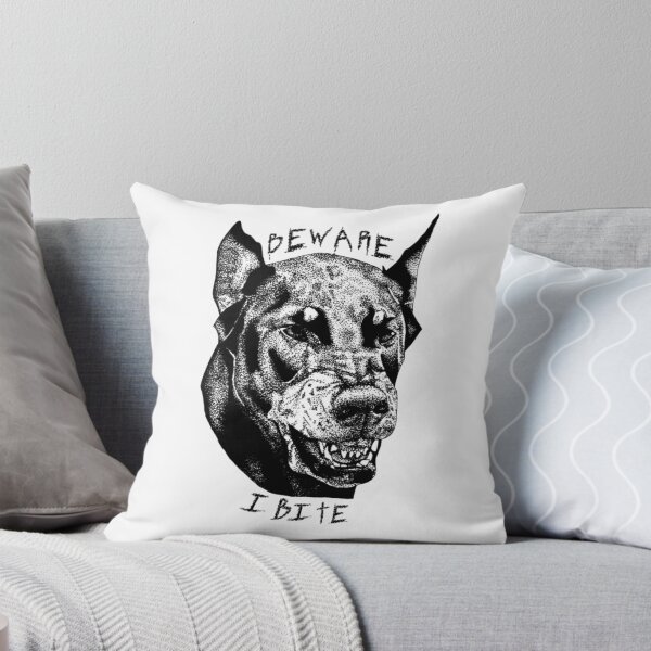 Item preview, Perro Doberman, cuidado, muerdo designed and sold by Stickersbyfran.