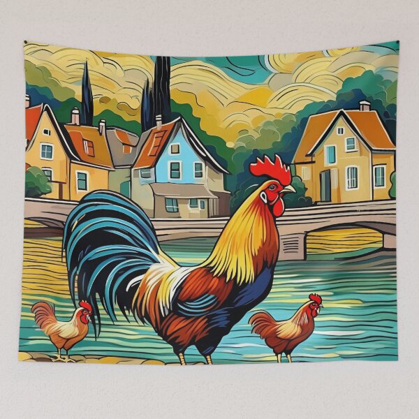 Item preview, Cute Rooster Family on River Bend Zoo Pals designed and sold by sportsimpact.