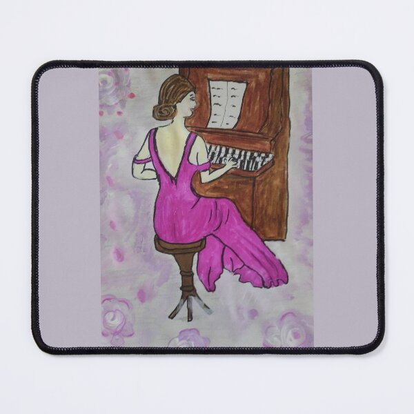 Item preview, woman,playing,the,piano designed and sold by Valeriartist.