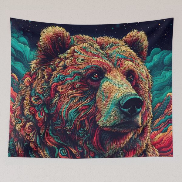 Artikelvorschau, Grizzly Art #8 | Grizzly-Liebhaber entworfen und verkauft von ksgraphics222.