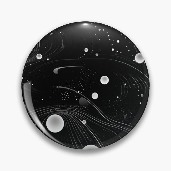 Item preview, Monochrome Cosmic Currents designed and sold by Digital-Lys.