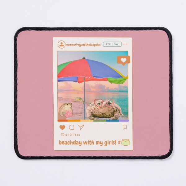 Item preview, Beachday With My Girls Frog Social Media Post designed and sold by SpiralBalloon.