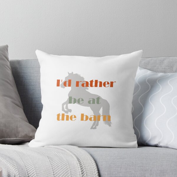 Item preview, I'd rather be at the barn Horse silhouette  designed and sold by HappyNoireArt.