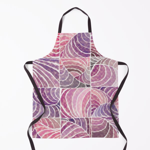 Item preview, Tropic pink and purple leaves and shells designed and sold by NoaaDesign.