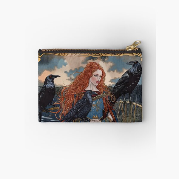 Item preview, Celtic Goddess Anand with Ravens (Variation 2) designed and sold by OccultDreams.