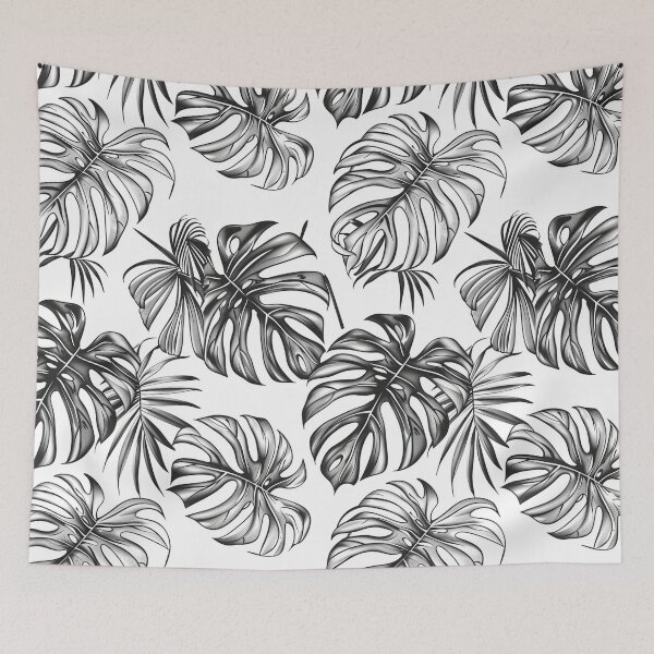 Item preview, Monstera leaf pattern seamless digital arts designed and sold by Panom Suavichien.