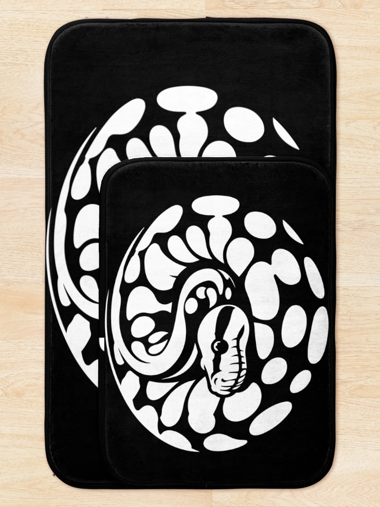Thumbnail 5 of 6, Bath Mat, Ball python designed and sold by Batshirt.