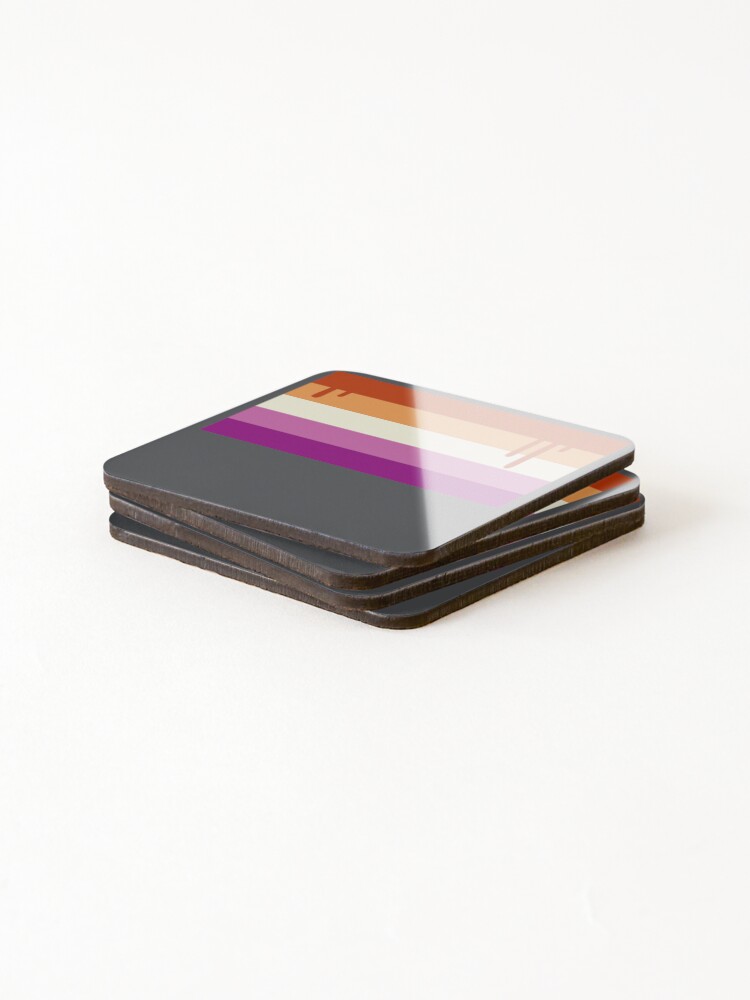 Thumbnail 4 of 5, Coasters (Set of 4), STRIPES #8 designed and sold by RICK-TURNER.