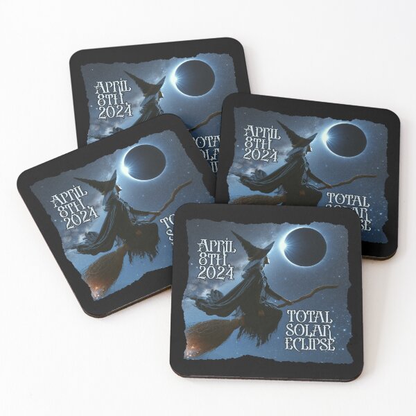 Item preview, Witch - Total Solar Eclipse 2024 designed and sold by SeledineArt.