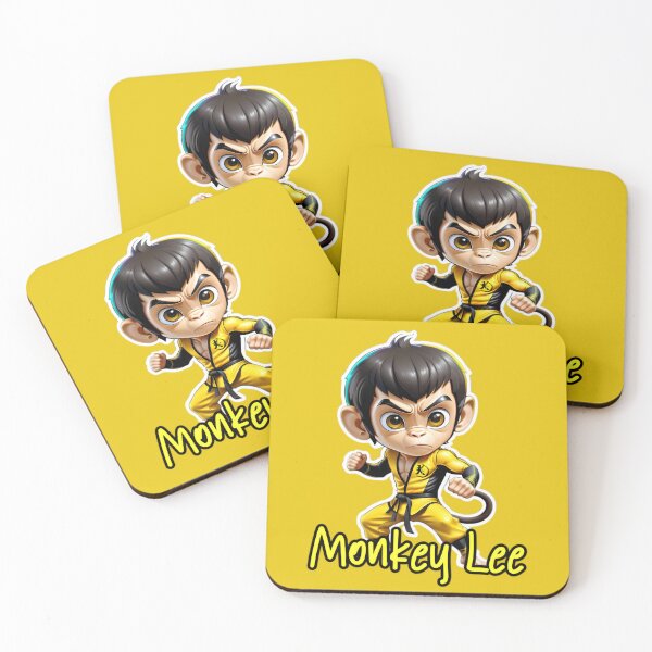 Item preview, Funny Kung Fu Master Monkey Lee designed and sold by TheArtOfPat.