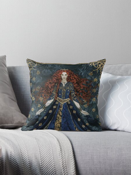 Item preview, Morrigan Macha with Ravens (Variation) designed and sold by OccultDreams.