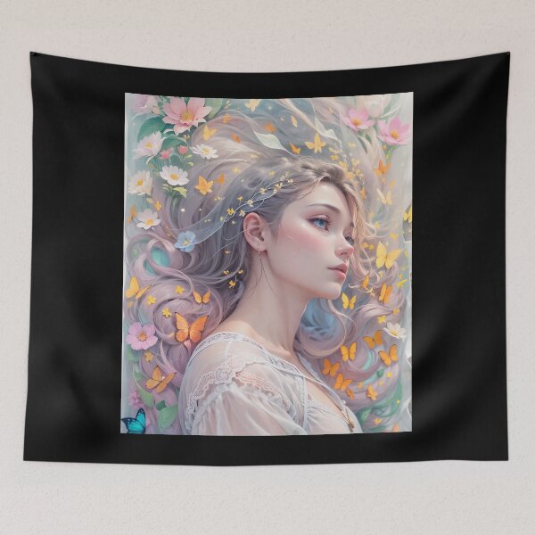 Item preview, Elara - Forest Princess Dreams: Anime Magic in Pastel designed and sold by BPMagic.