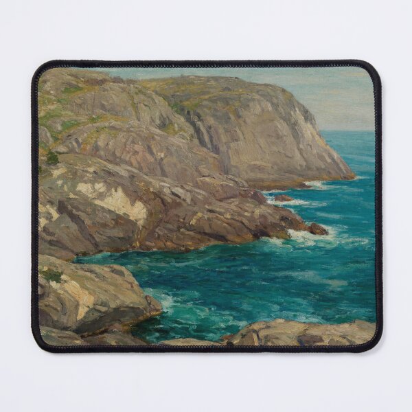 Item preview, Monhegan Headlands Vintage Ocean Painting designed and sold by Vintage Wall Art.