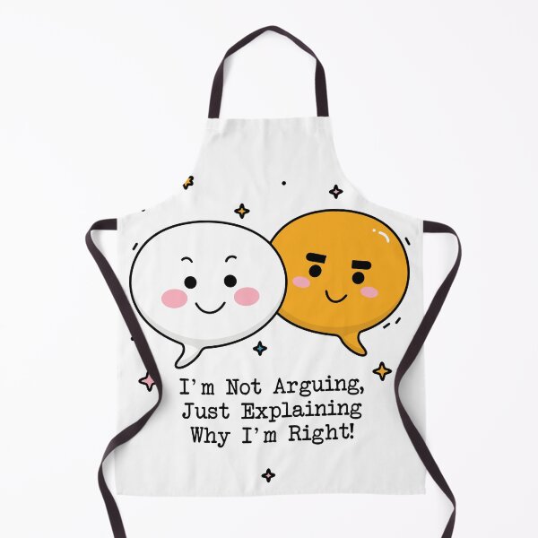 Item preview, Debate in Love: Cute Speech Bubble Illustration - I'm Right designed and sold by HahaHandlesHub.