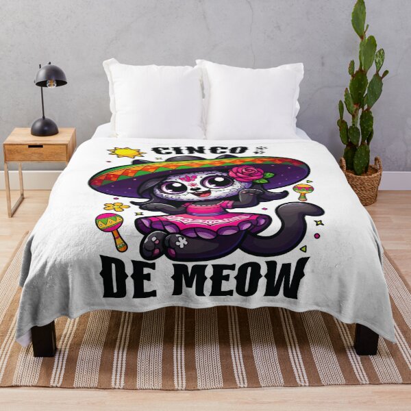 Item preview, Funny Cinco DE Meow Cat Pet Lover Gift for Women designed and sold by JUSTBEELEGANT.