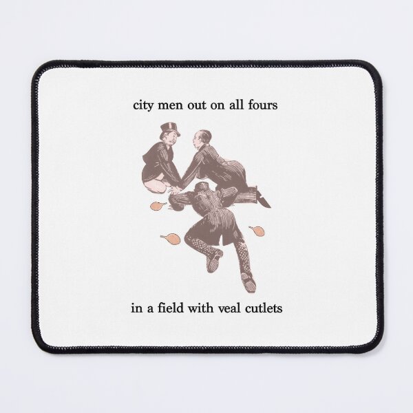 Item preview, City Men Out On All Fours In a Field With Veal Cutlets designed and sold by Sturdy Sturge.