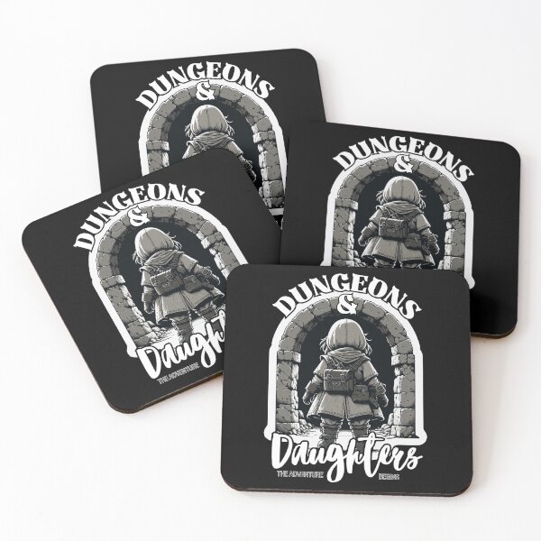 Item preview, Dungeons and Daughters, The Adventure Begins designed and sold by ParenthoodPuns.