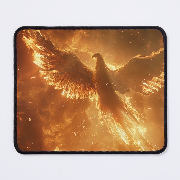 Item preview, Fiery Phoenix Rising designed and sold by OccultDreams.