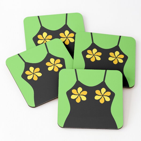 Item preview, Black dress with yellow flowers designed and sold by GasconyPassion.