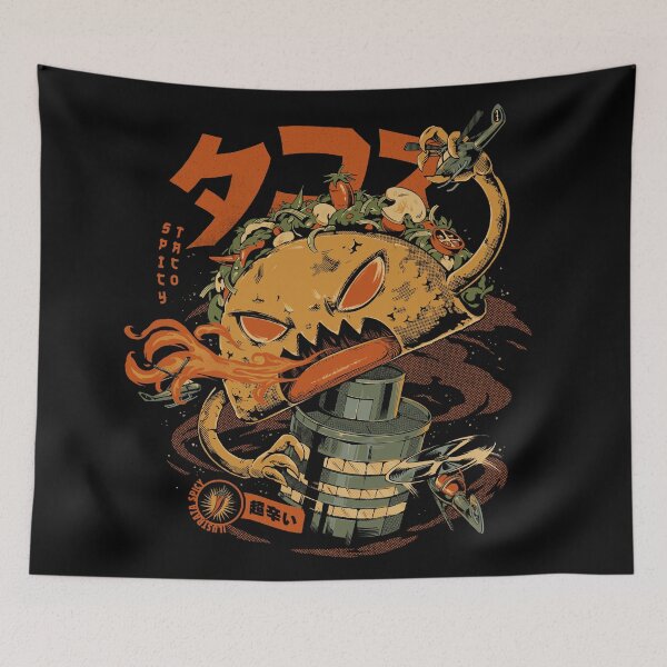 Item preview, Spicy Taco Attack designed and sold by Ilustrata®.