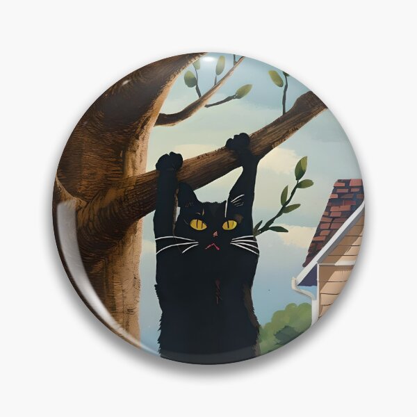 Item preview, Cat hanging on the branch designed and sold by Tajdi.