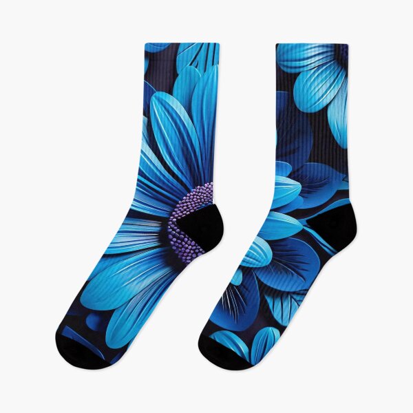 Artikelvorschau, Blue Summer Flower Pattern entworfen und verkauft von TheArtOfPat.